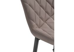 Полубарный стул Баодин Б/К латте / черный