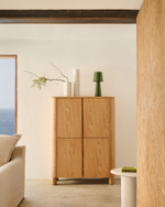 Высокий буфет Salaya из ясеневой фанеры 100 x 134 см