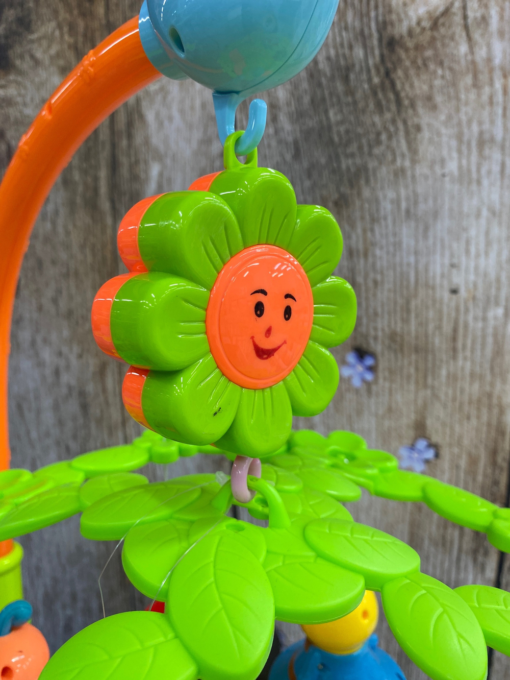 0333345/Музыкальная карусель "Забавные животные",заводная.,русская озвучка, в/к 49*9*34см/54