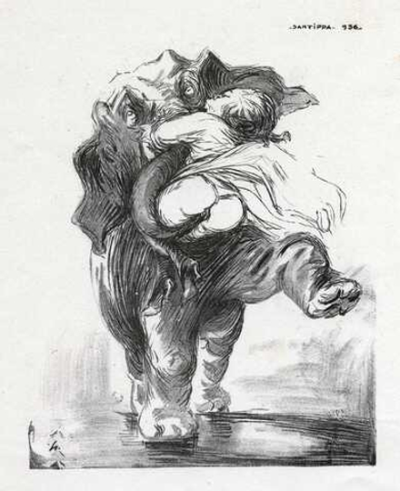 Santippa aka Gaston Hoffmann (1883–1977) - эротическое искусство французского художника