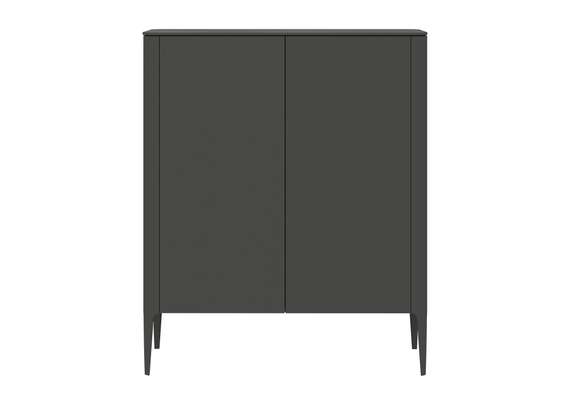 Шкаф Type 2 двери низкий (темно-серый)