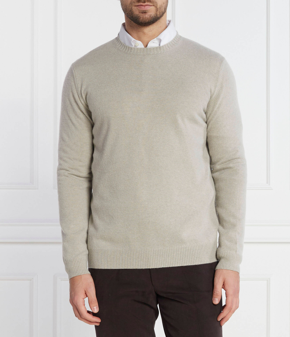 Свитер Valter Roundneck Oscar Jacobson - бежевый(68914954)