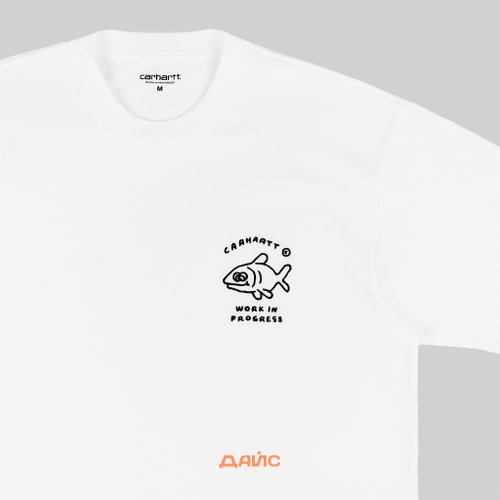 Футболка мужская Carhartt WIP Icons артикул:I033271_white - купить в магазине Дайс
