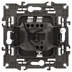 14-1102-03 ЭРА Выключатель с подсветкой, 10АХ-250В, IP20, Эра Elegance, алюминий