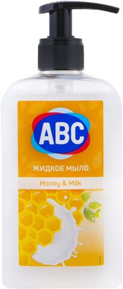 АВС жидкое мыло Honey & Milk 400 мл.