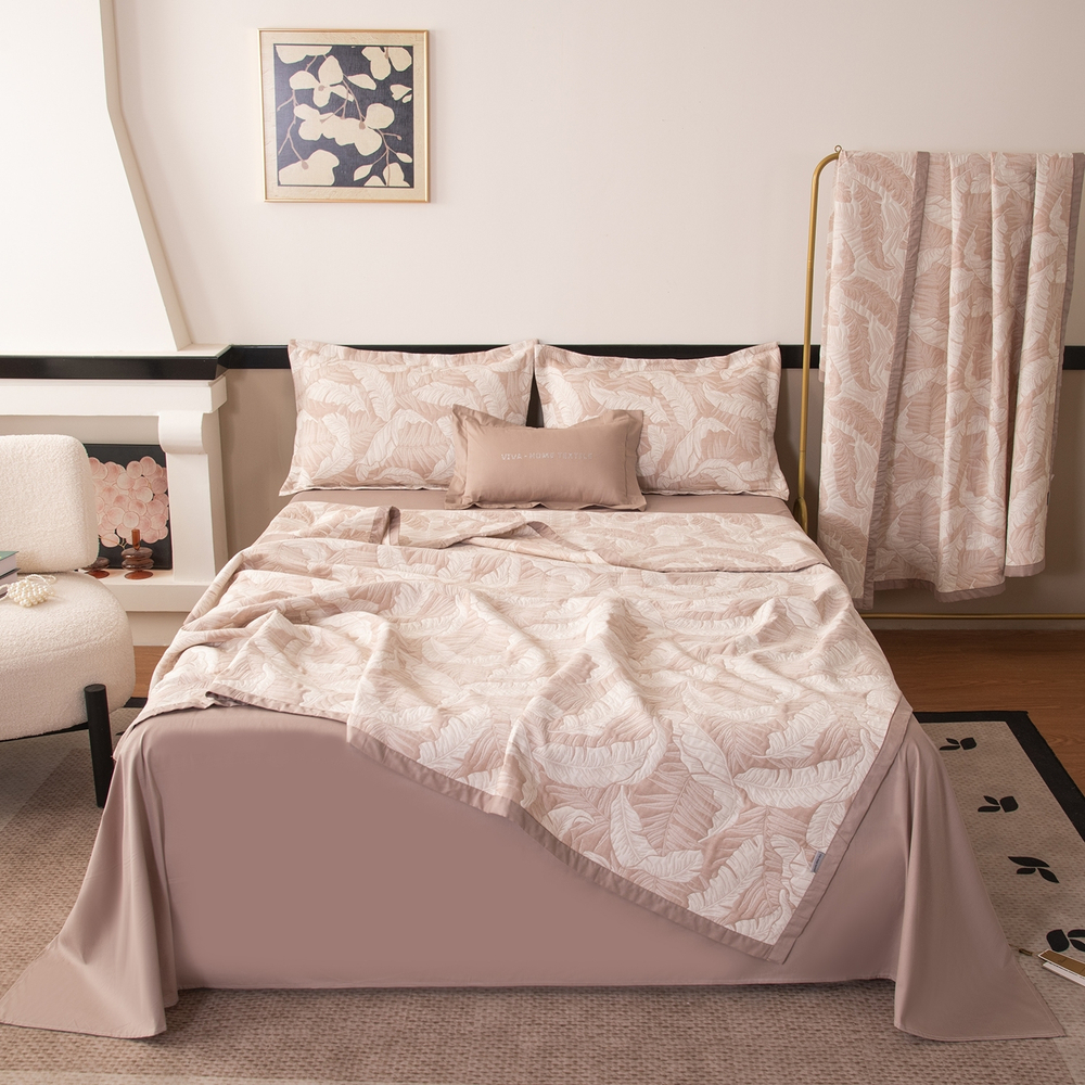 Комплект постельного белья Сатин Aurora Veil/Вуаль Авроры с Покрывалом AV002