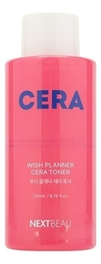 NEXTBEAU Тонер успокаивающий с керамидами для чувствительной кожи - Wish planner cera toner, 200мл