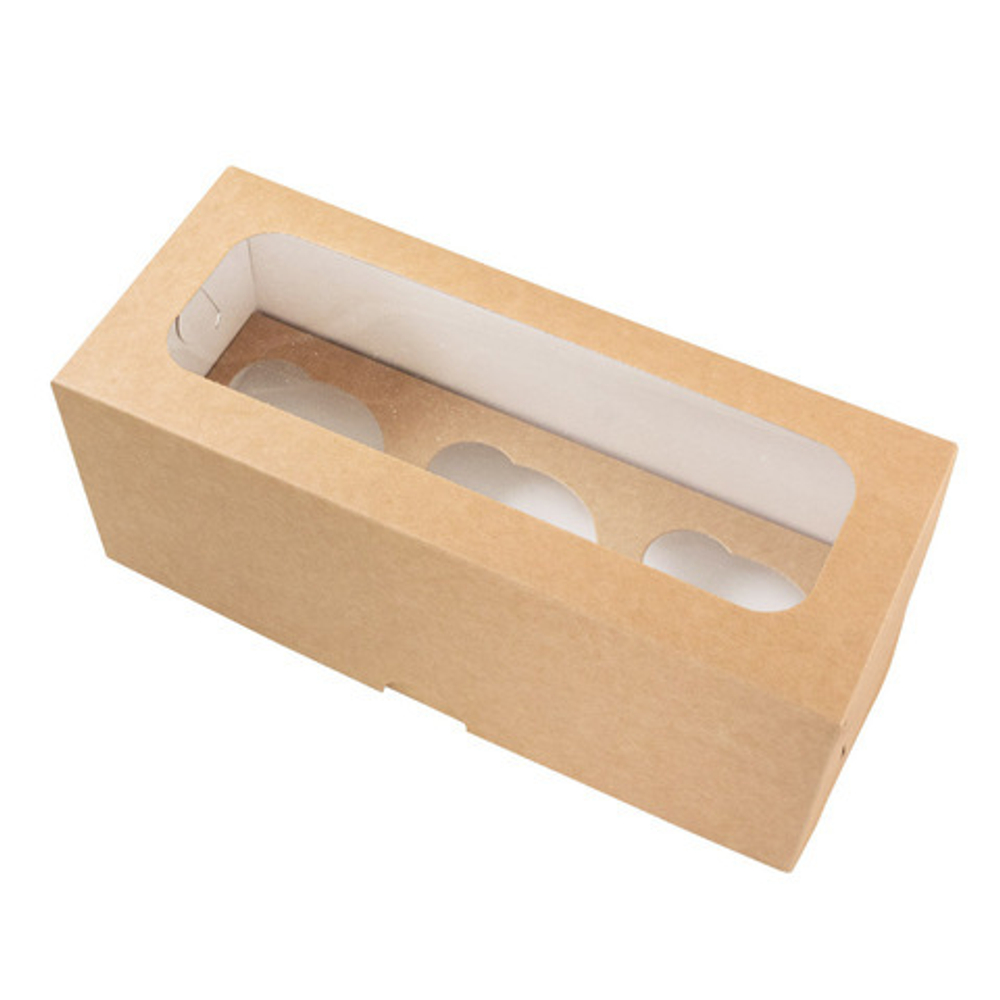 Коробка для капкейков (3), ECOMUF Крафт