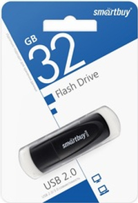 Флешка 32-GB SmartBuy Scout Black