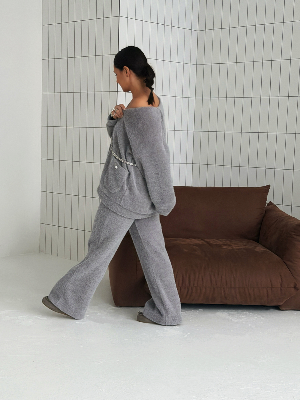 Костюм «Пушистик» в сером цвете