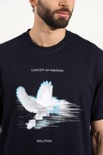 Фуфайка (футболка) мужская Герой-4 Виотекс ТЁМНО-СИНИЙ