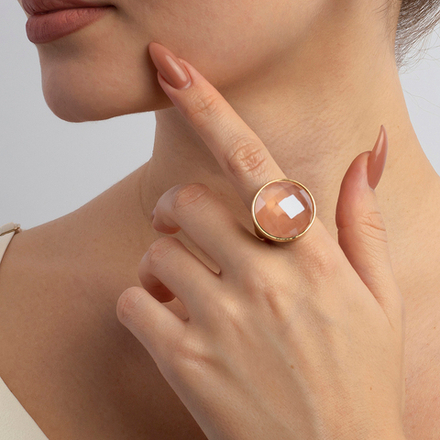 Кольцо Possebon Quartz Rose 19 мм K1155.9/19.0 R/G