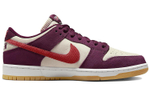 Skate Like a Girl x Nike Dunk SB qs strawberry bear color matching non-slip lightweight low-top sneakers for men and women with the same white purple strawberry