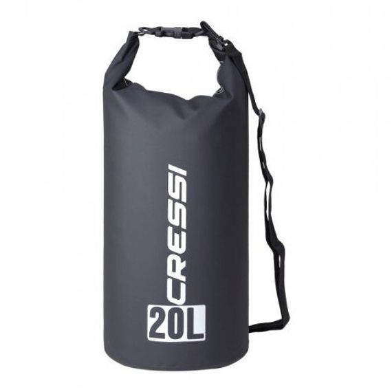 Гермомешок Cressi с лямкой Dry Bag 20 л черный