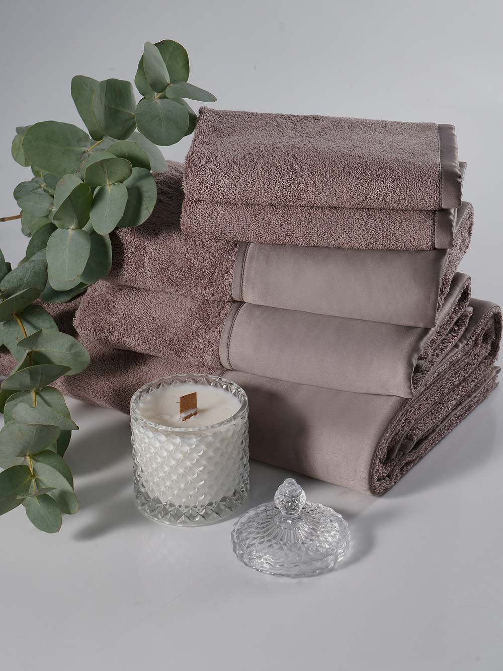 Набор полотенец 3шт Claire Batiste Atelier Brise светлая сирень