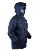 Куртка на молнии Варгградъ мужская тёмно-синяя (на флисе)