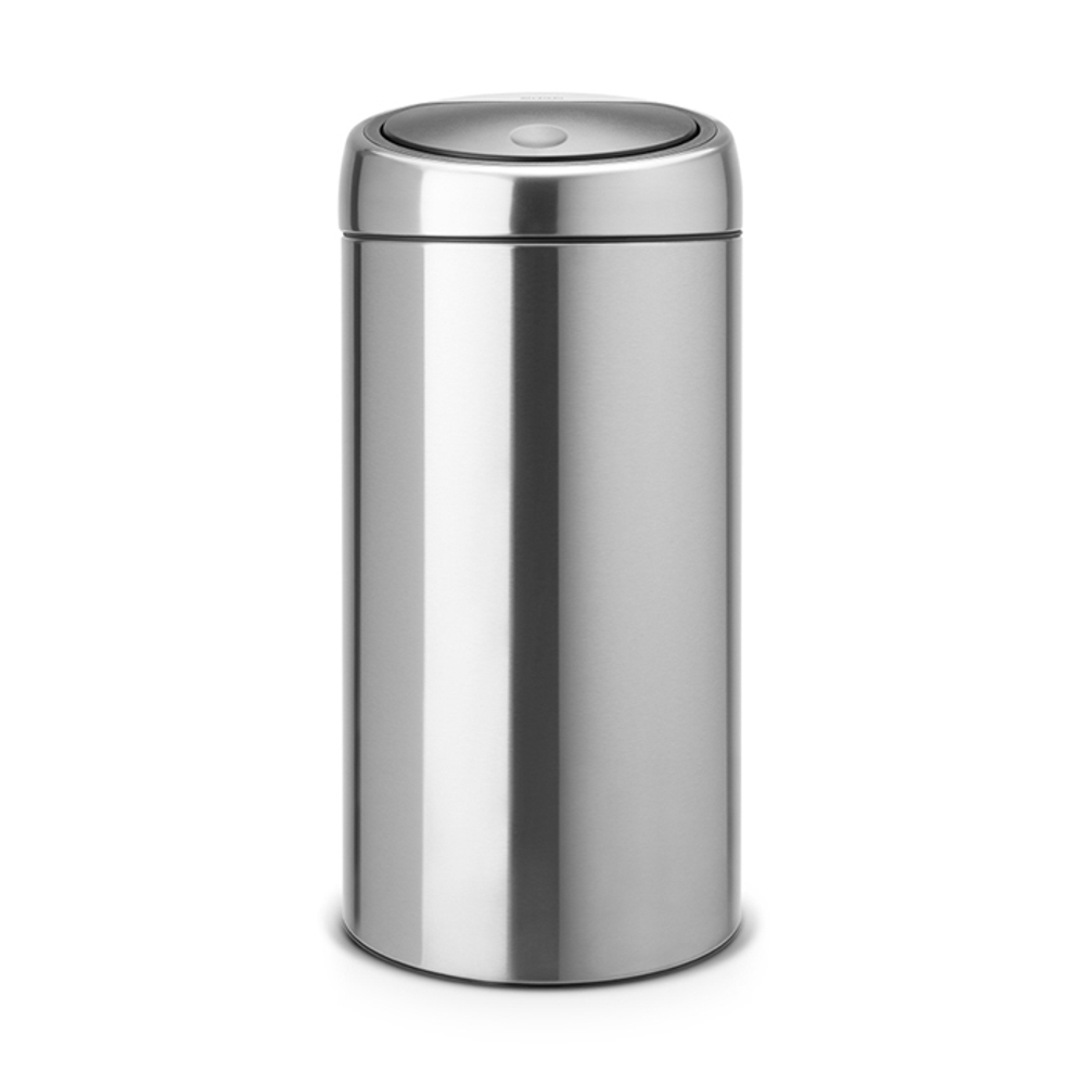 Мусорный бак Touch Bin Recycle 2x20л Brabantia Стальной матовый Fingerprint Proof