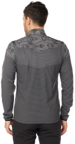 Куртка ветровка KV+ SPRINT jacket man, black/grey, 23S06.1