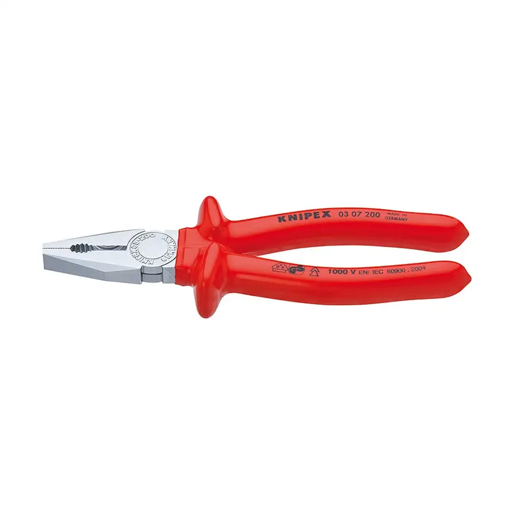 Плоскогубцы комбинированные хромированные 160 мм Knipex 03 07 160