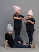 Шапка хлопковая вязаная КИС(Нюд)