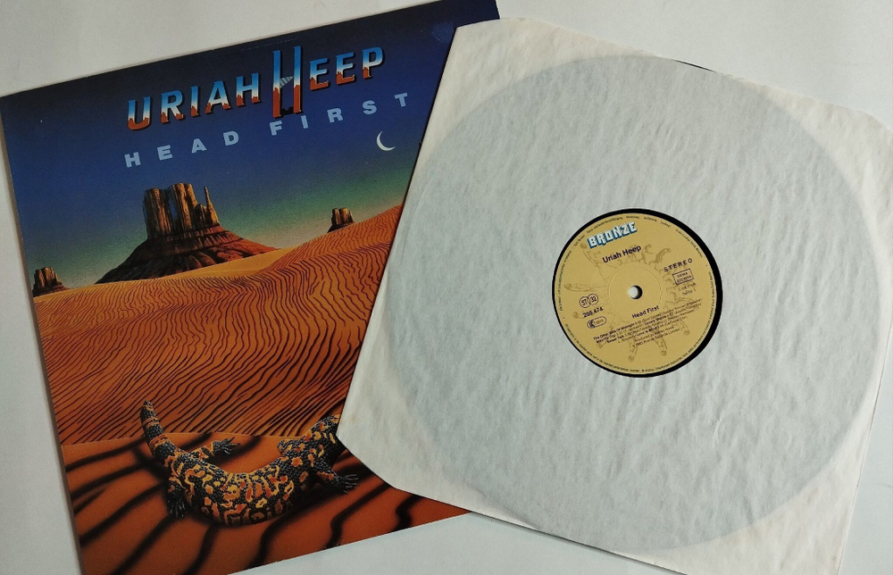 Винтажная виниловая пластинка LP Uriah Heep Head First (Germany 1983)
