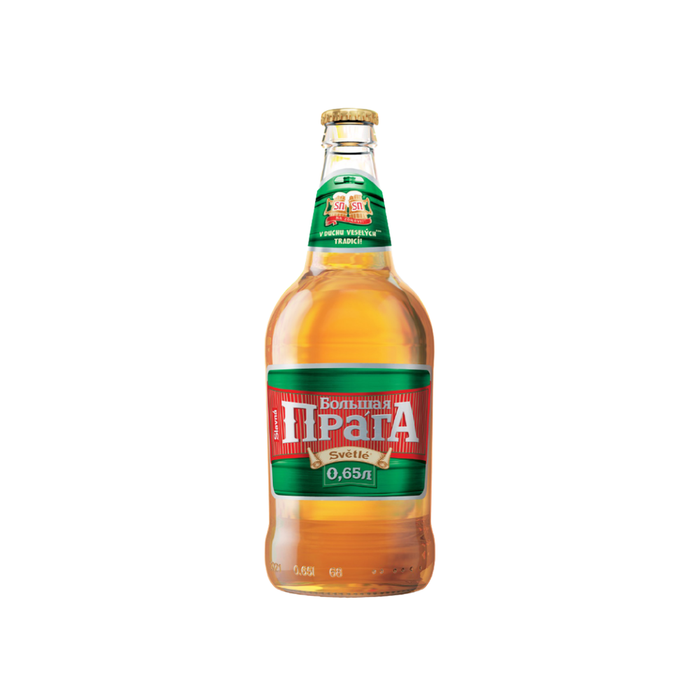 Пиво Прага Большая светлая 0,65 л