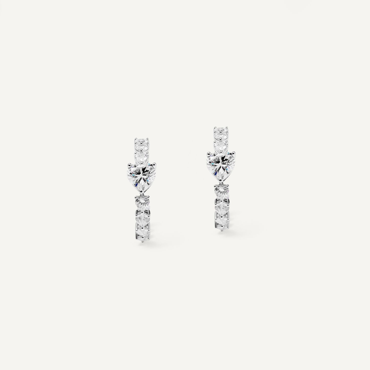 Серьги Crystal Clear Heart Earrings