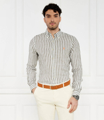 Льняная рубашка POLO RALPH LAUREN - оливковый(710837274)