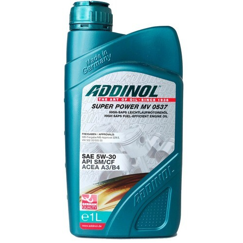 Моторное масло ADDINOL Super Power MV 0537 5W-30