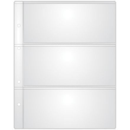 Лист для банкнот А4, 200х250, на 3 боны, OfficeSpace Optima