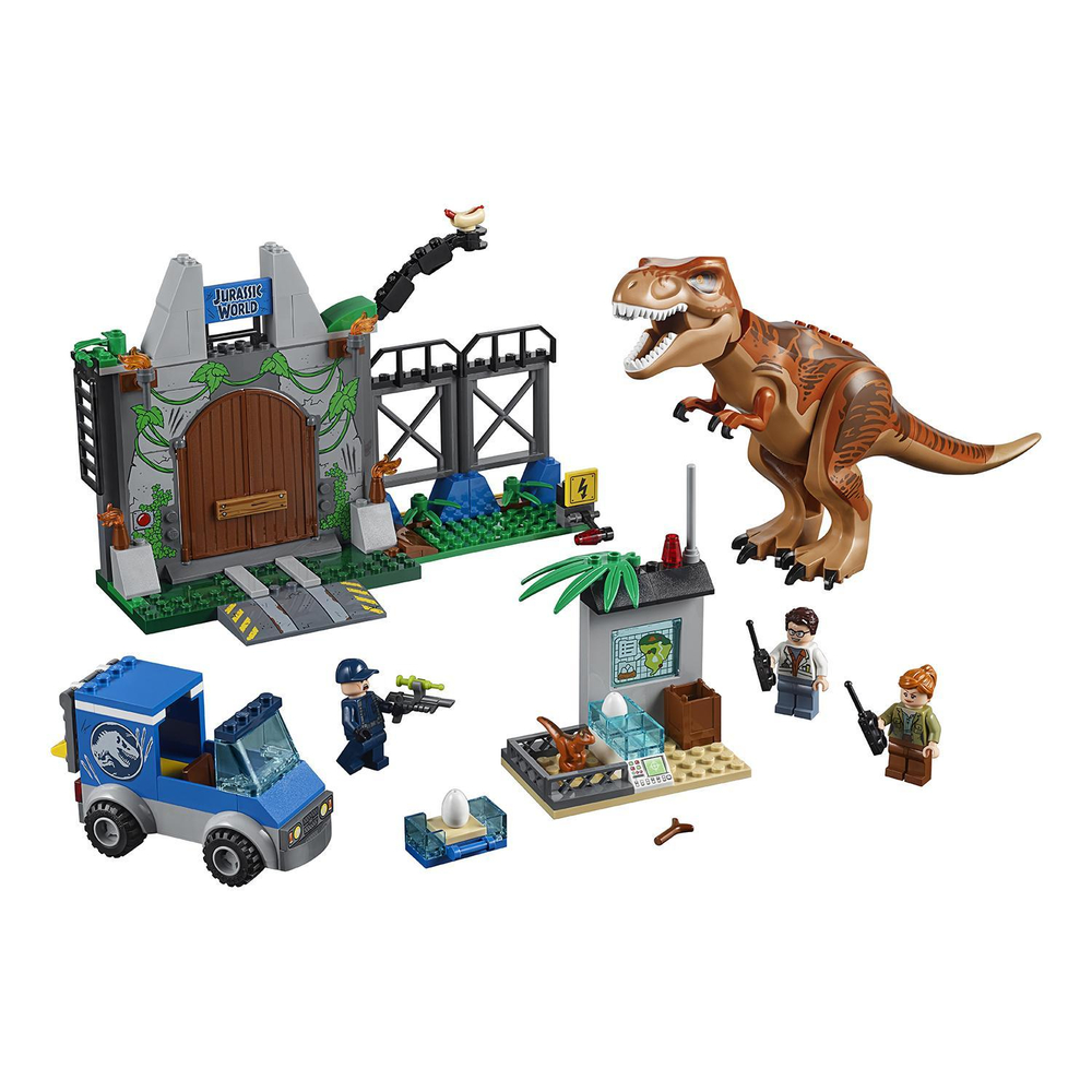 LEGO Juniors: Jurassic World — Побег ти-рекса 10758 — T. rex Breakout — Лего Джуниорс Подростки Мир юрского периода