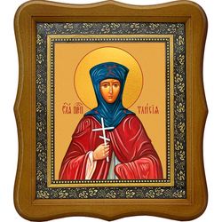 Таисия Фиваидская Преподобная. Икона на холсте.