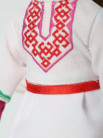 Кукла Эля в марийском костюме 30см. (Весна)