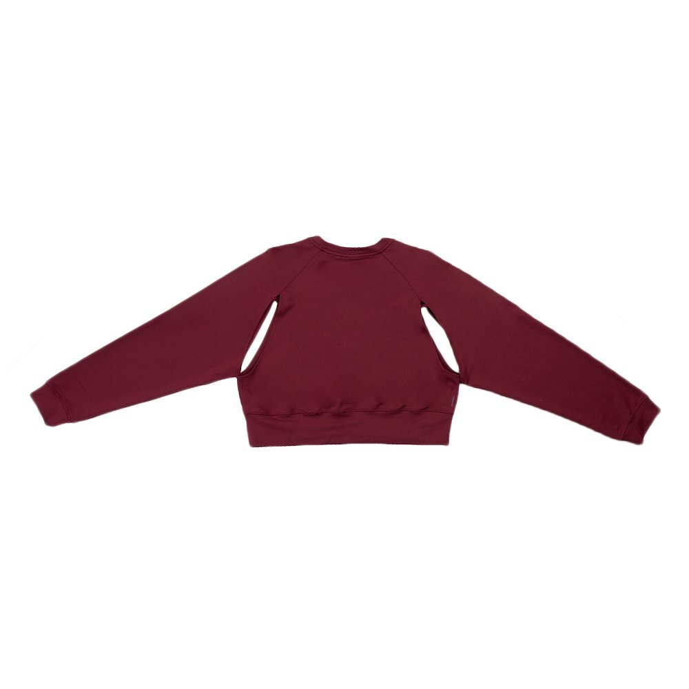 Толстовка Adidas Power Aeroready Crop Cover-Up Sweatshirt Burgundy