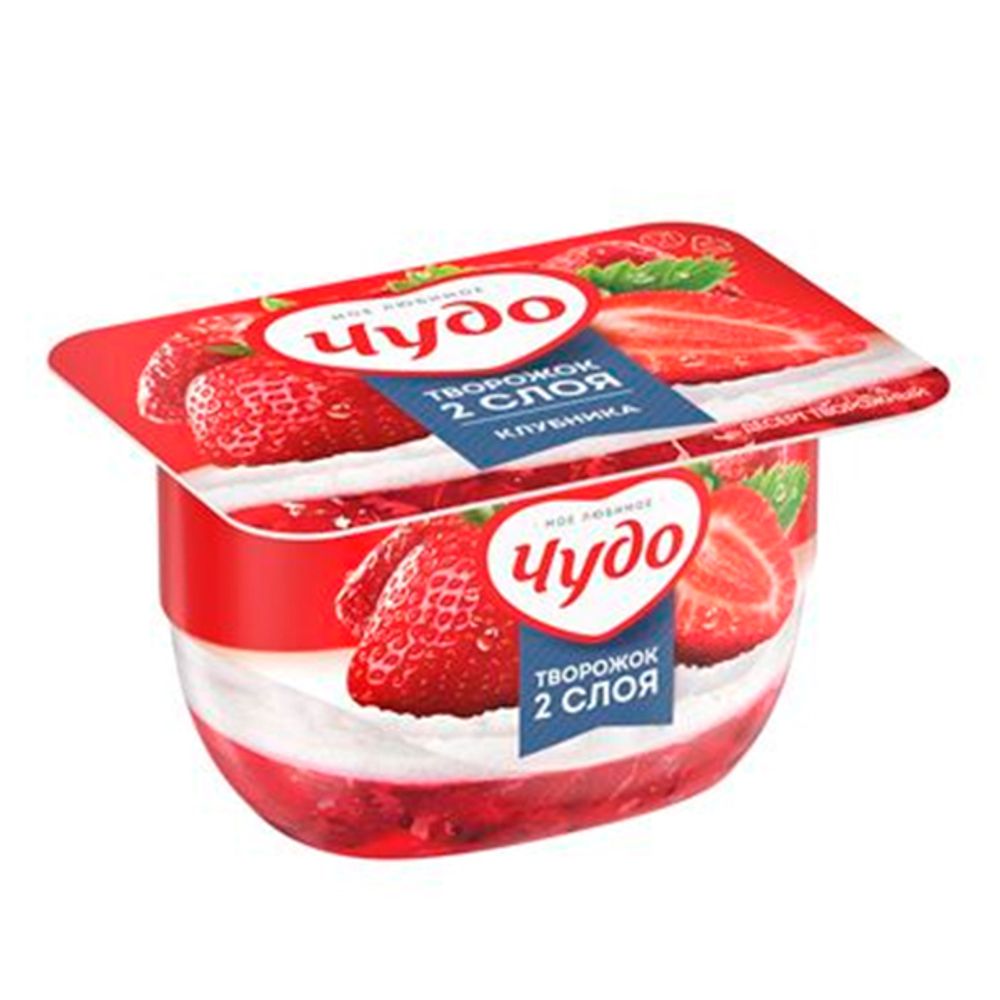 Творожок 2 слоя "Чудо" 100г