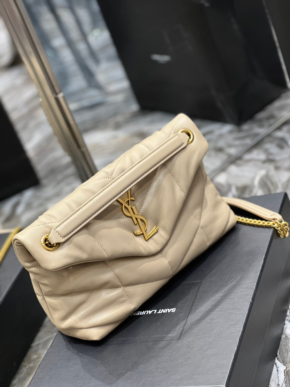 Saint Laurent Loulou Puffer Bag 29 cm