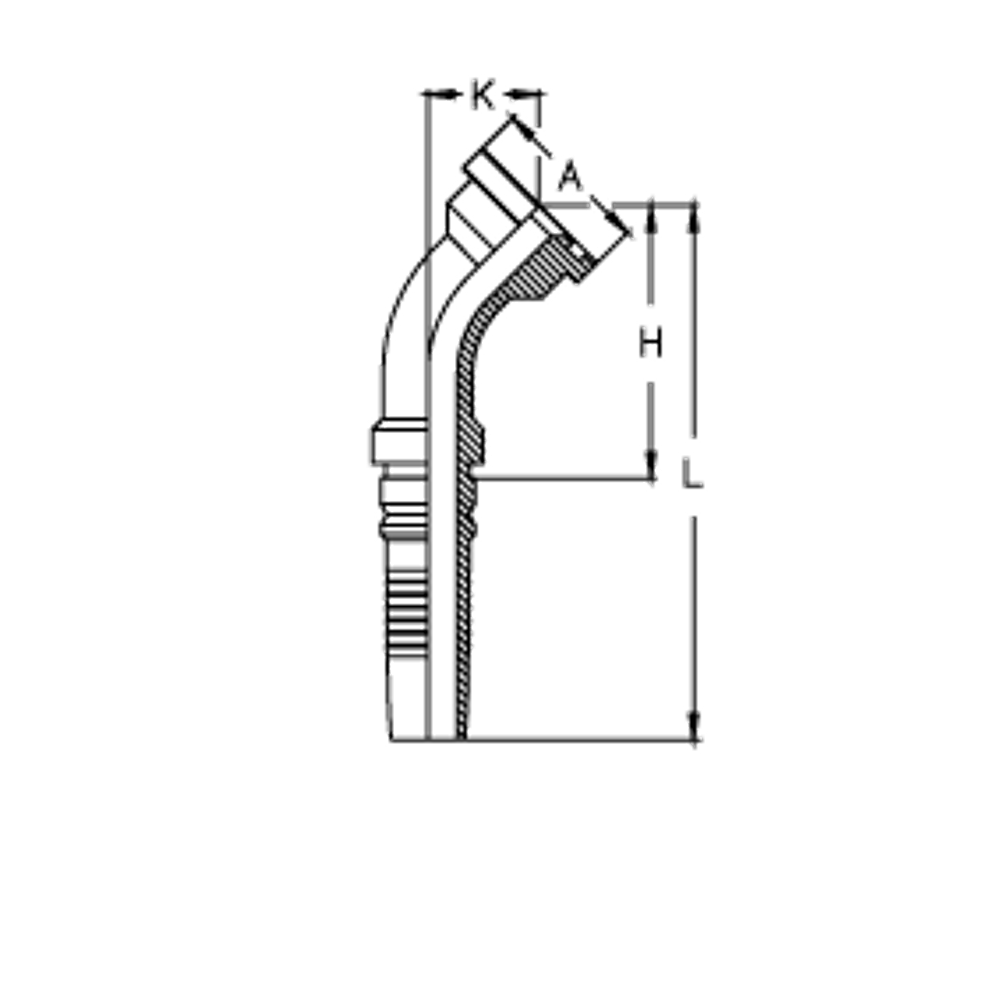 Фитинг DN 38 SFL 2 71.5 (45) Interlock