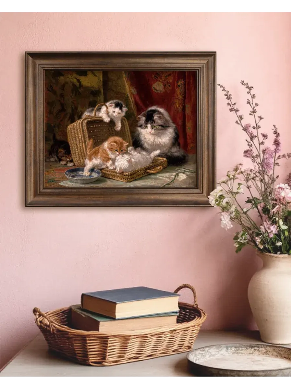 Картина интерьерная на холсте в раме 25*31 см