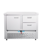 Стол холодильный низкотемпературный СХН-70Н-01 (дверь, ящик 1/2) с бортом