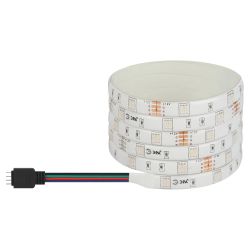 Светодиодная лента ЭРА LS5050-7,2-30-12-RGB-IP65-2year-5m многоцветная | Светодиодные ленты 12В 2 год