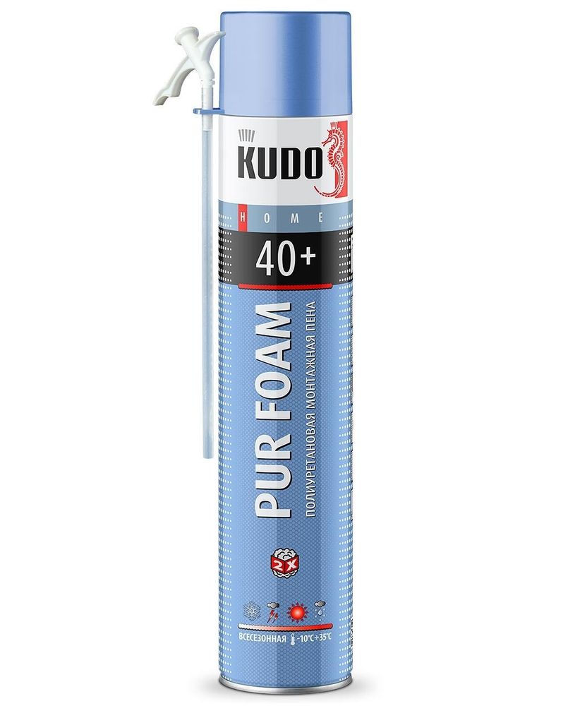 Пена монтажная KUDO HOME 40+  бытовая всесезонная  700г / KUPH10U40+