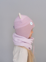 Шапка зимняя вязаная (Пион) КИС