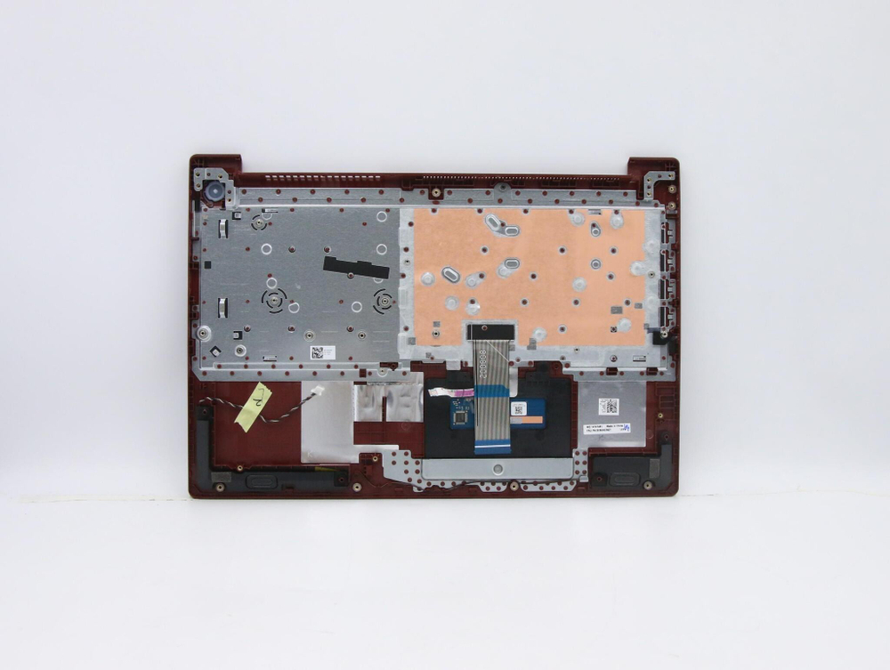 Верхняя панель с клавиатурой (топкейс) для ноутбука Lenovo 3-15IIL05 / IGL красная, раскладка - русская (5CB0X57607)