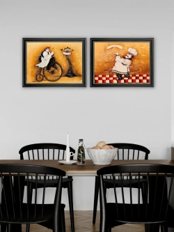 Картина на стену интерьерная для кафе "Повар" 45*35 см