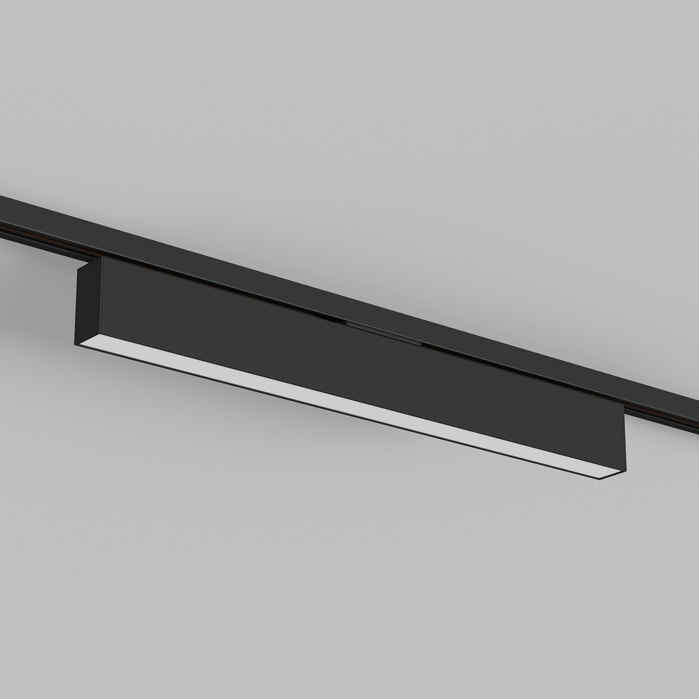 DK6630-BK Трековый светильник IP 20, 20 Вт, LED 3000, черный, алюминий