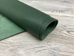 Madras Green Fern (1,5-1,7 мм), цв. Зеленый, натуральная кожа козы