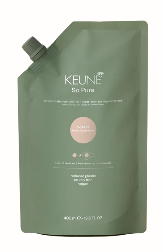 Keune So Pure Cпа Кондиционер ПОЛИРУЮЩИЙ Polish Conditioner Refill 400 мл