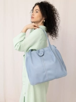 Сумка большая через плечо шоппер мешок