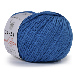 Пряжа Baby Cotton XL 50 г,105м,50%хлопок, 50%акрил (цена за 1 шт)