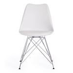 Стул TULIP IRON CHAIR (mod.EC-123) металл/пластик, 54,5*48*83,5см, white (белый)